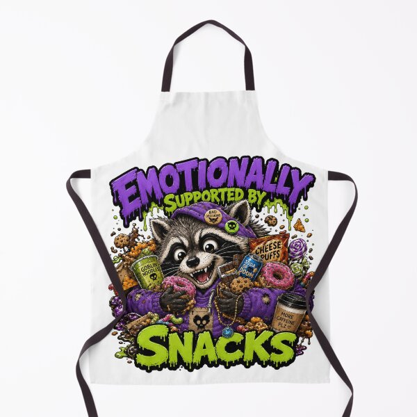 Item preview, Emotionally Supported By Snacks Raccoon designed and sold by Vitalka-uk.