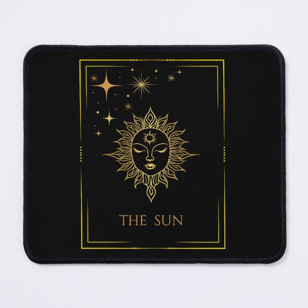 Item preview, The Sun Tarot Card Mystical Gold Foil Style designed and sold by Frafri92.