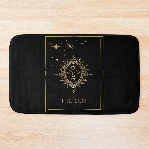 Item preview, The Sun Tarot Card Mystical Gold Foil Style designed and sold by Frafri92.