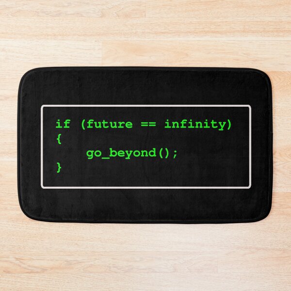 Item preview, Developers code: if future equals infinity, then go beyond designed and sold by LittleGreyMan2026.