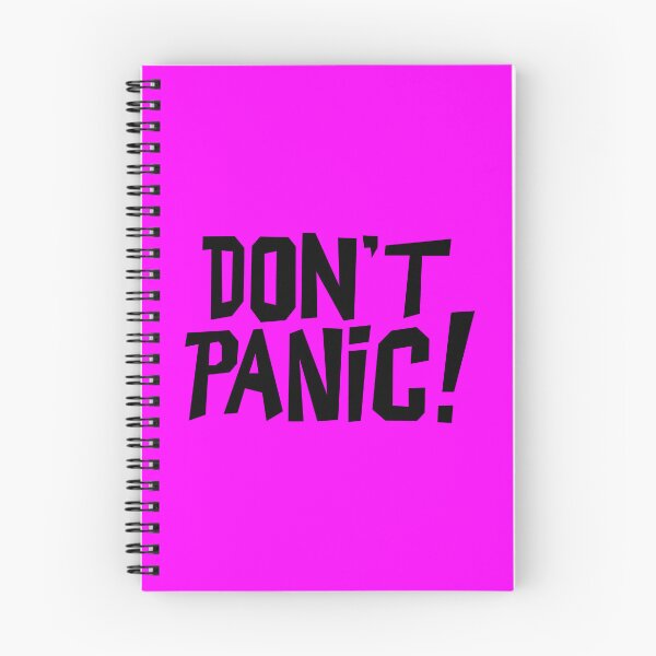 Item preview, NDVH Don't Panic - Magenta 2 H2G2 designed and sold by Nik’s T-Shirts.
