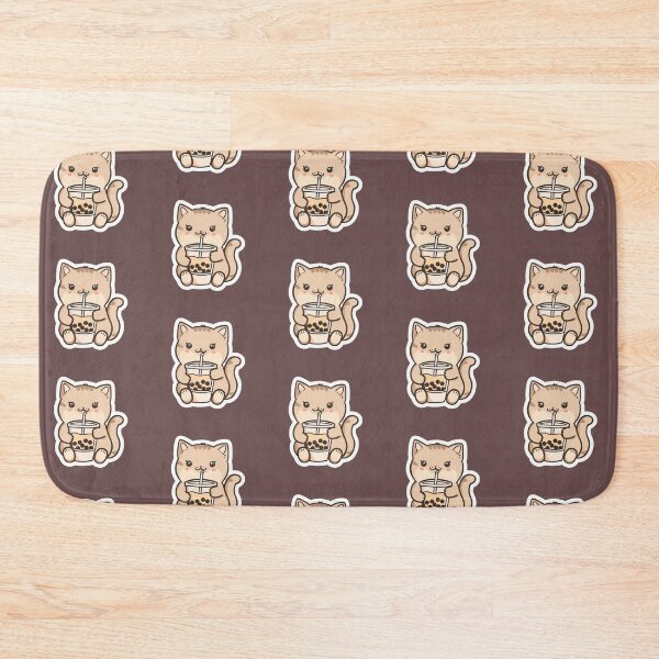 Item preview, Cat holding boba designed and sold by Phongphut.
