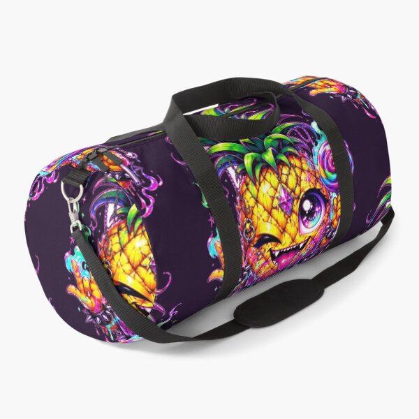 Item preview, Neon Pineapple Monster Creepy Cute Art designed and sold by ChaEmm_Studio.
