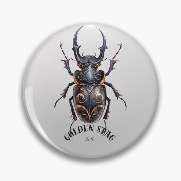 Item preview, Golden Stag Beetle Dark Academia Relic designed and sold by Anastasiia Yurevych.