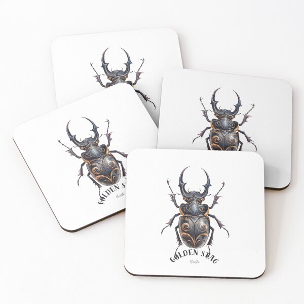 Item preview, Golden Stag Beetle Dark Academia Relic designed and sold by Anastasiia Yurevych.