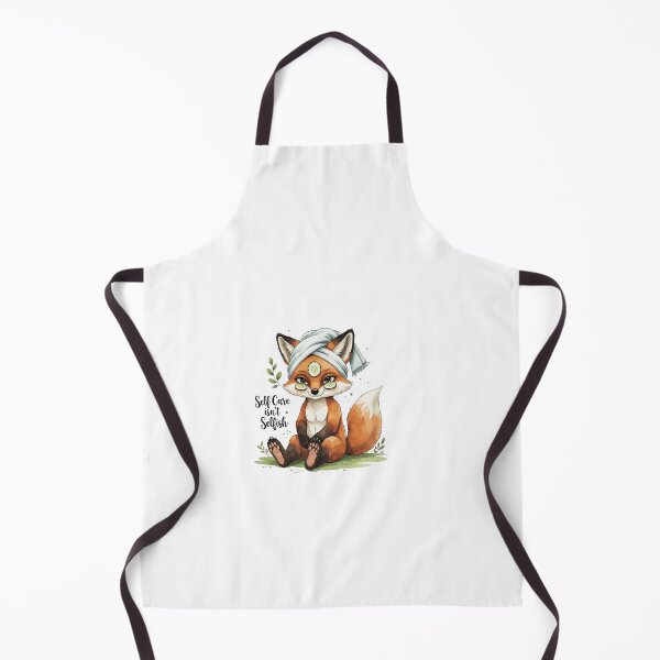 Item preview, Self Care Isnt Selfish Cute Fox Mental Health Watercolor designed and sold by AQUILAKREO.