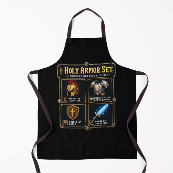 Item preview, Pixel Art Holy Armor Set - Armor of God Retro RPG Geek Christian designed and sold by Faith Level Up.