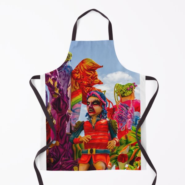 Item preview, Colorful Carnival Float With Dramatic Masked Figure and Fantasy Costumes At Outdoor Parade designed and sold by Nmallia.