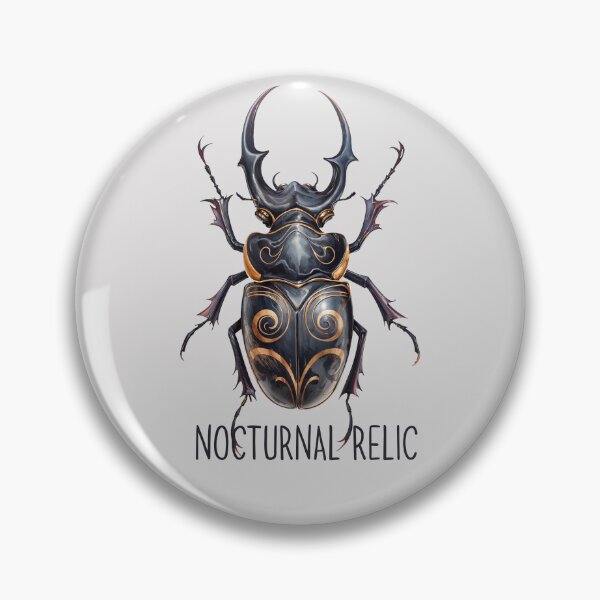 Item preview, Golden Stag Beetle Dark Academia Relic designed and sold by Anastasiia Yurevych.