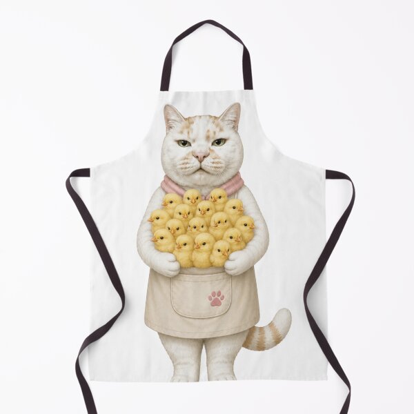 Item preview, Cat Mom with a Pouch Full of Chicks designed and sold by Komatoya.