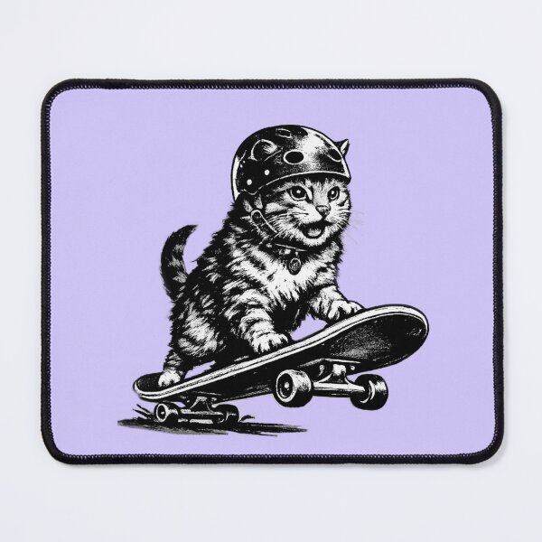 Item preview, Cool Skater Cat designed and sold by Hello Bee Bee.