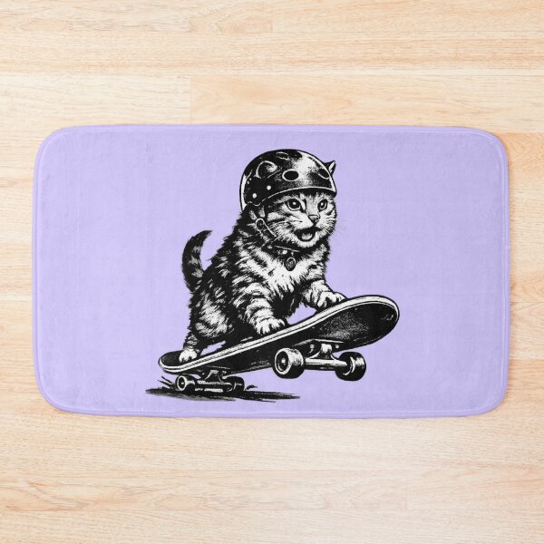Item preview, Cool Skater Cat  designed and sold by Hello Bee Bee.