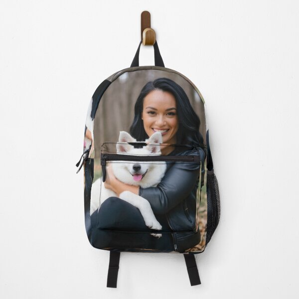 Item preview, Portrait - Woman and Samoyed Dog, Joyful Autumnal Bond designed and sold by DoodyPets.