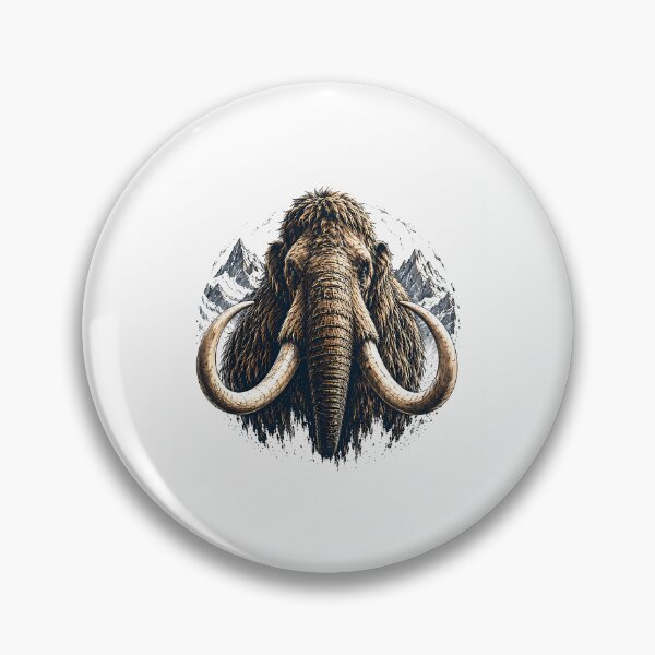 Item preview, Prehistoric Woolly Mammoth Mountain Artwork designed and sold by sunnonoli.