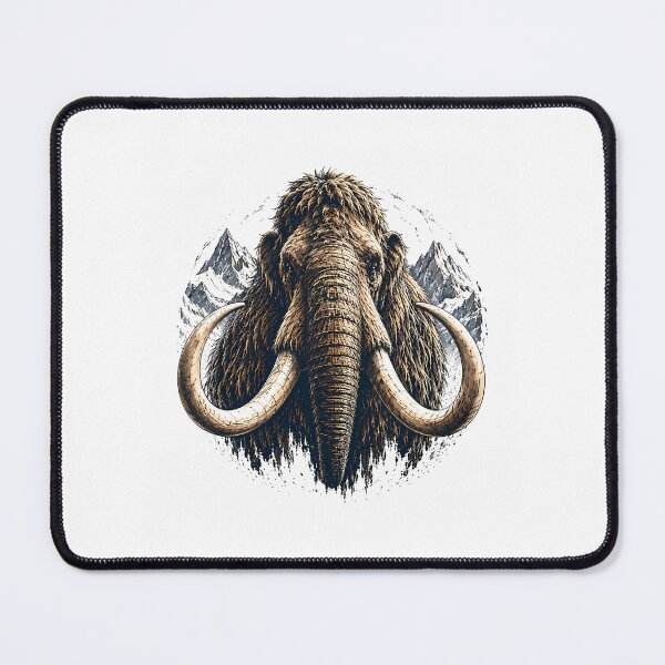 Item preview, Prehistoric Woolly Mammoth Mountain Artwork designed and sold by sunnonoli.