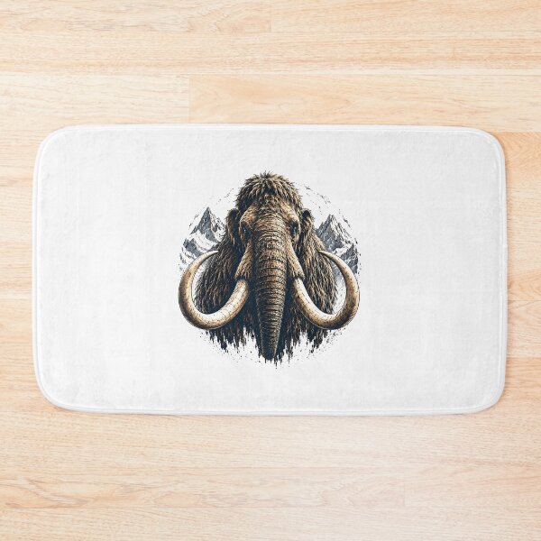 Item preview, Prehistoric Woolly Mammoth Mountain Artwork designed and sold by sunnonoli.