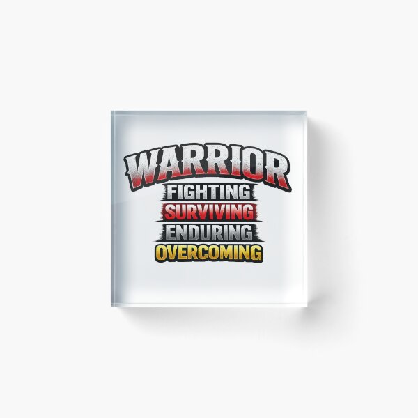 Item preview, Warrior - Never Give Up designed and sold by noport.