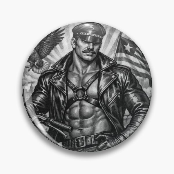 Item preview, Gay Leather Daddy Steel Pride Biker Leder Pride Graphic Design designed and sold by ItsAKinkThing.