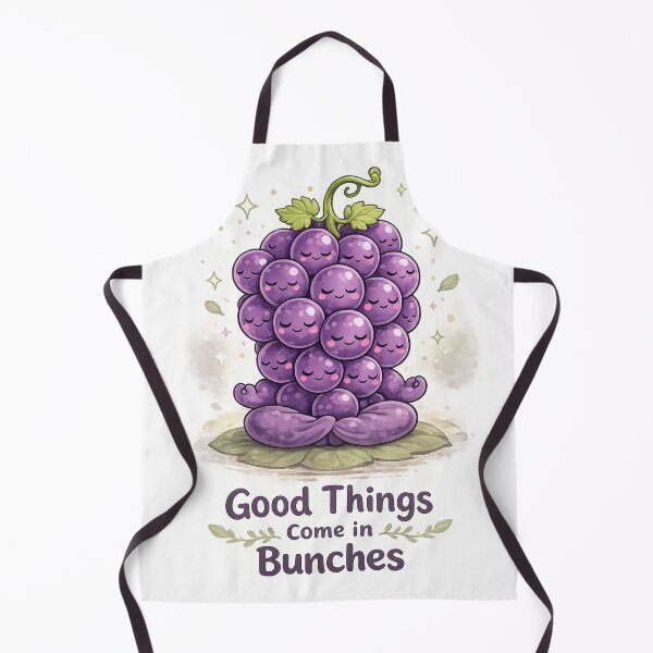 Item preview, Good Things Come In Bunches Cute Kawaii Grapes Design designed and sold by irfanshikh.