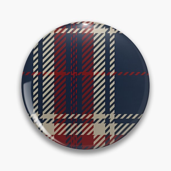 Item preview, Modern Tartan Plaid | Red Navy Cream Check Pattern designed and sold by Shirdon2.