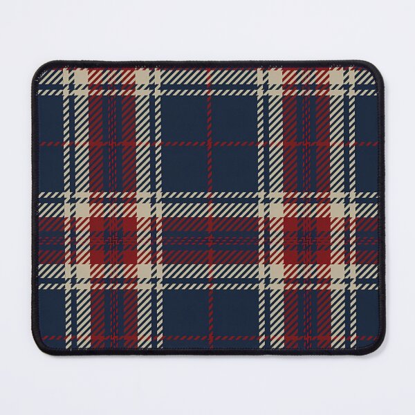 Item preview, Modern Tartan Plaid | Red Navy Cream Check Pattern designed and sold by Shirdon2.