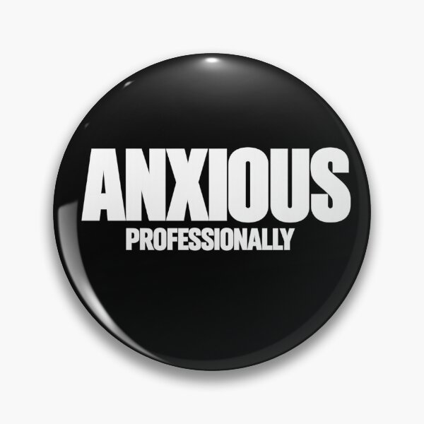 Item preview, Anxious Professionally Funny T-Shirt | Anxiety Humor Introvert designed and sold by VaultVibes.