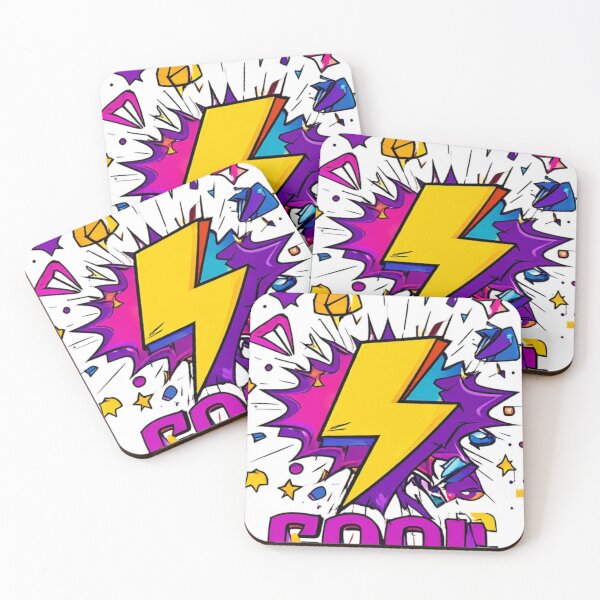 Item preview, Cool Lightning Bolt Pop Art Graphic | Colorful Gen Z Streetwear Design designed and sold by Greatimeshop.