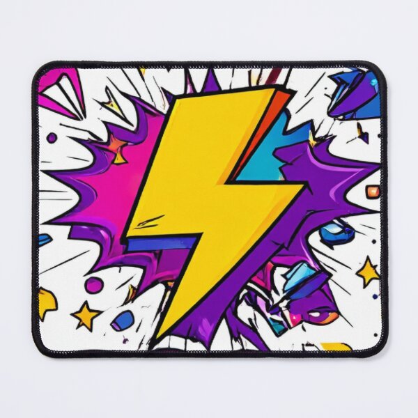 Item preview, Cool Lightning Bolt Pop Art Graphic | Colorful Gen Z Streetwear Design designed and sold by Greatimeshop.