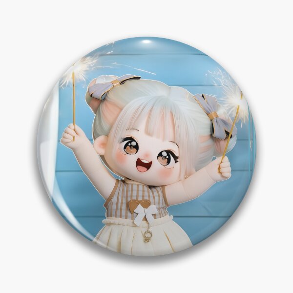 Item preview, Summer Sparkle Pastel Doll on the Beach designed and sold by Nicole_83.