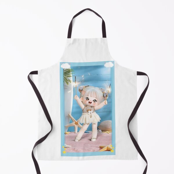 Item preview, Summer Sparkle Pastel Doll on the Beach designed and sold by Nicole_83.