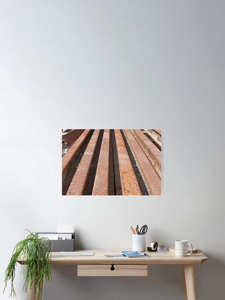 Thumbnail 2 of 3, Poster, Rusty Rails designed and sold by Murph's Images.