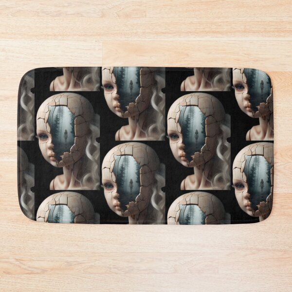Item preview, Broken Porcelain Mind – Lost in the Foggy Woods designed and sold by LujziWorld.
