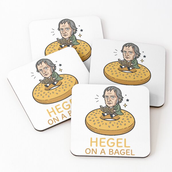 Item preview, Hegel on a Bagel Philosophy Pun designed and sold by Blupunk.