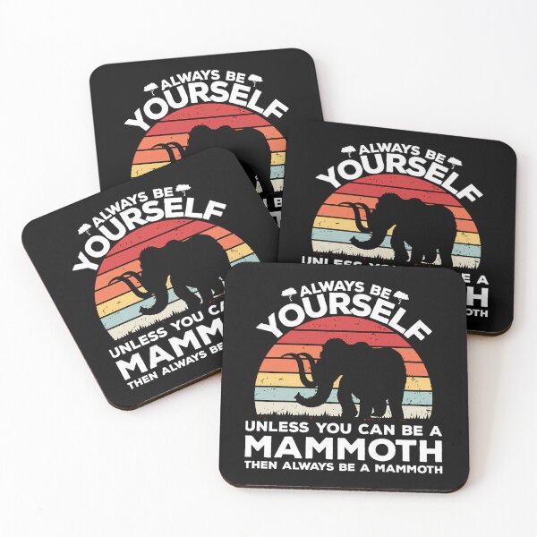 Item preview, Vintage Sunset Retro Be A Wooly Mammoth Funny Men Women designed and sold by sunnonoli.