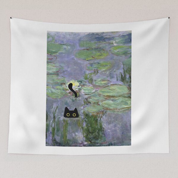 Item preview, cat monet designed and sold by PurrfectHome.