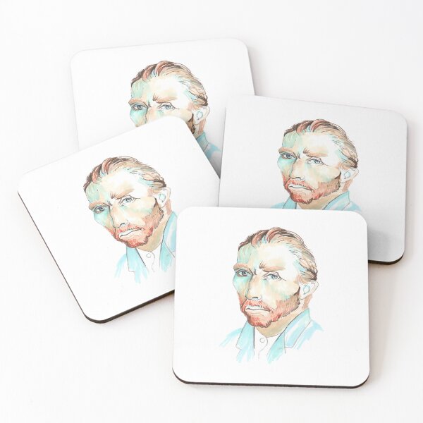 Item preview, Artistic Watercolor Vincent van Gogh Portrait Graphic designed and sold by RickTShop.