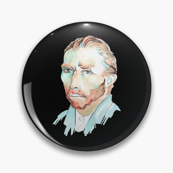 Item preview, Artistic Watercolor Vincent van Gogh Portrait Graphic designed and sold by RickTShop.