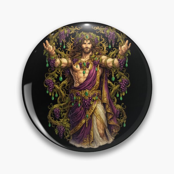 Item preview, Dionysus Greek God Of Wine Grapes Mythology Fantasy Art Design designed and sold by irfanshikh.