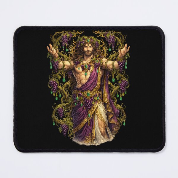 Item preview, Dionysus Greek God Of Wine Grapes Mythology Fantasy Art Design designed and sold by irfanshikh.