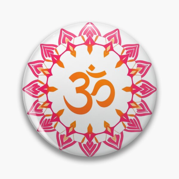 Item preview, Ornamental Om Symbol Geometric - Modern Graphic Ar designed and sold by QuirkThreadsCo.