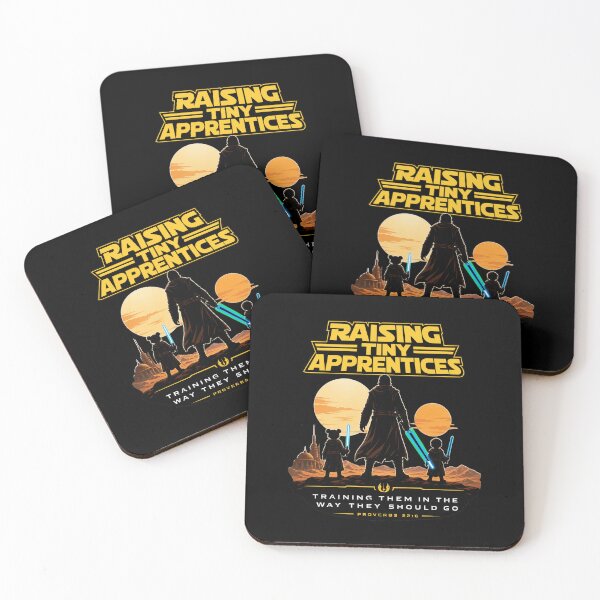 Item preview, Raising Tiny Apprentices Christian Sci-Fi Dad Proverbs 22:6 Geeky Faith designed and sold by Faith Level Up.