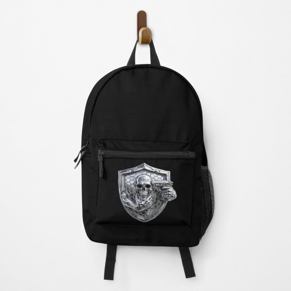 Item preview, Cyber Security Antivirus Skull Shield with Pistol designed and sold by Aimaniia666.