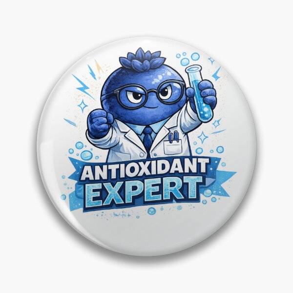 Item preview, Antioxidant Expert Funny Scientist Blueberry Lab Coat Design designed and sold by irfanshikh.