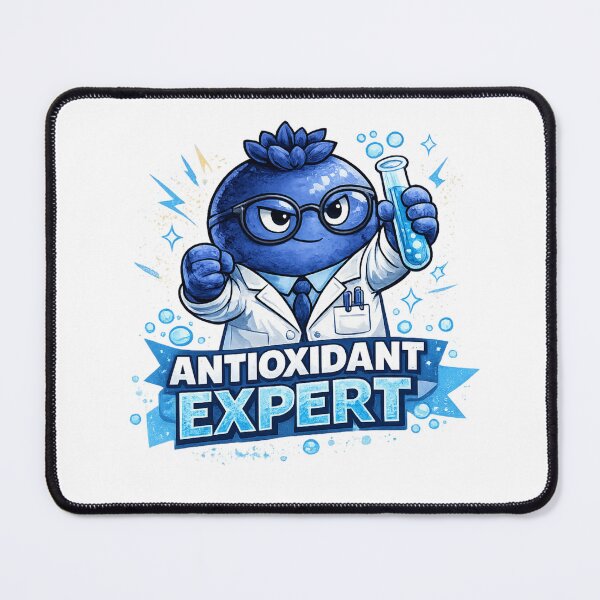 Item preview, Antioxidant Expert Funny Scientist Blueberry Lab Coat Design designed and sold by irfanshikh.