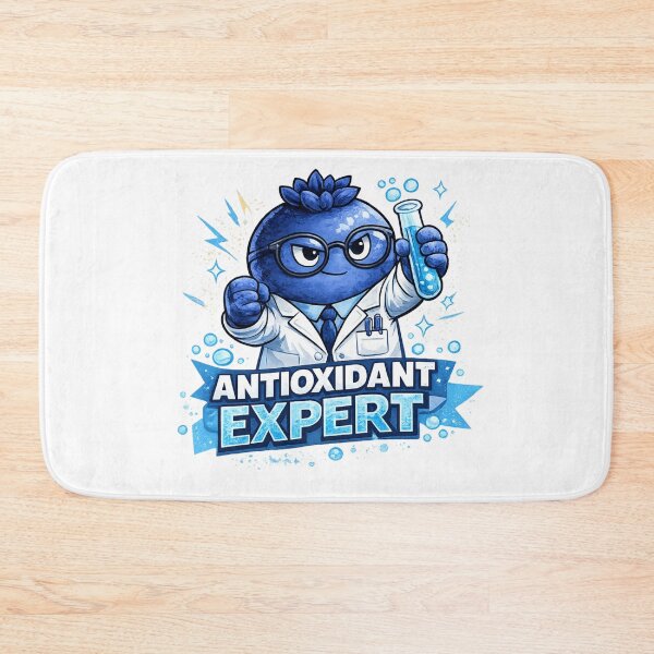 Item preview, Antioxidant Expert Funny Scientist Blueberry Lab Coat Design designed and sold by irfanshikh.