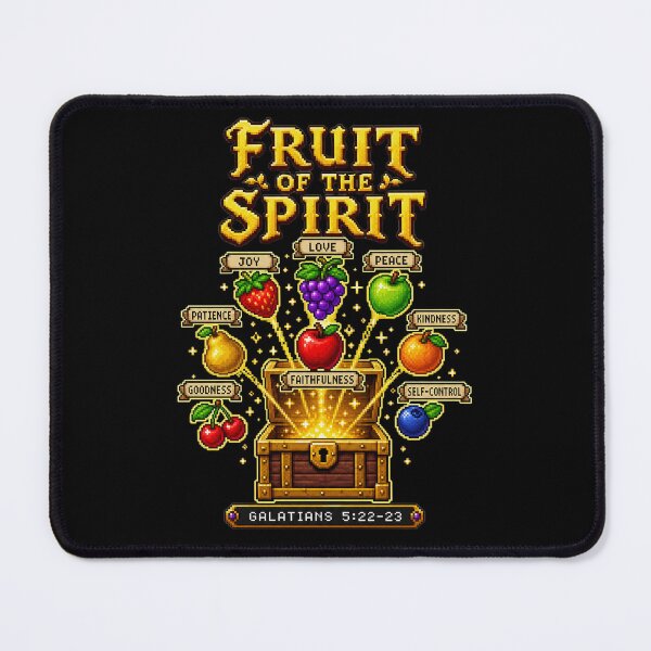 Item preview, Pixel Art Fruit of the Spirit Retro RPG Loot Chest Galatians 5 22 designed and sold by Faith Level Up.