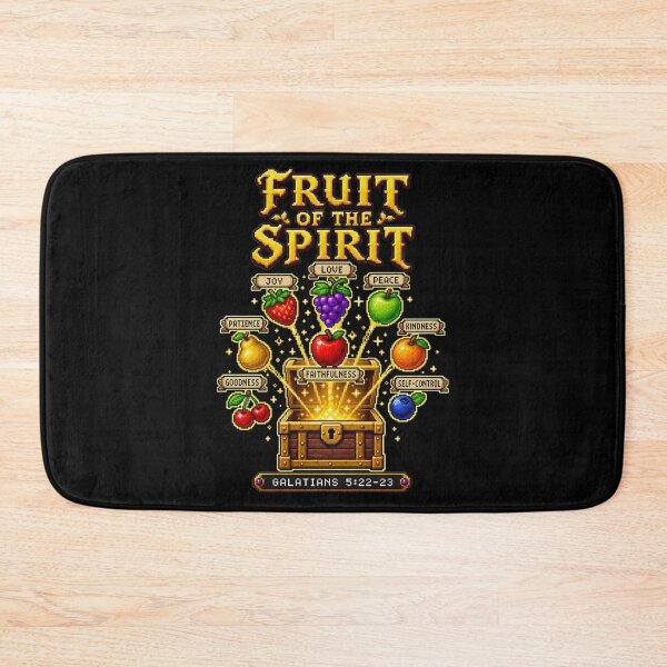 Item preview, Pixel Art Fruit of the Spirit Retro RPG Loot Chest Galatians 5 22 designed and sold by Faith Level Up.