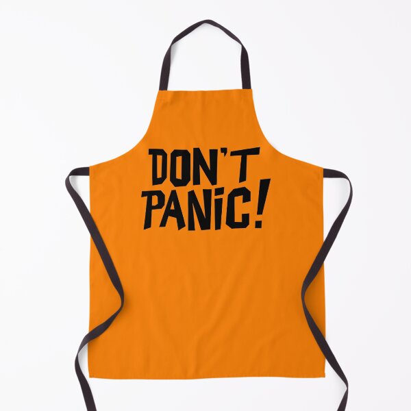 Item preview, NDVH Don't Panic - Orange 2 H2G2 designed and sold by Nik’s T-Shirts.