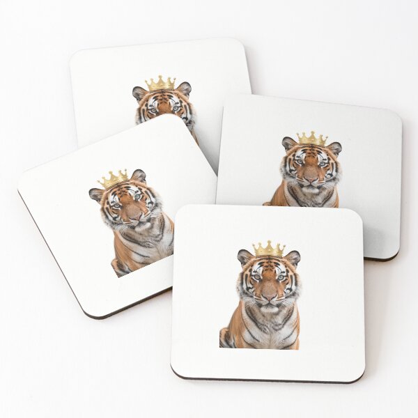 Item preview, Cute Realistic Majestic Tiger with Fantasy Touch - Adorable Royal Wild Cat Art designed and sold by MrArtist Shop.
