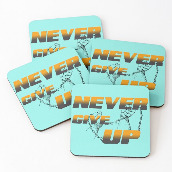 Item preview, Never give up designed and sold by BUTTER7FLY.